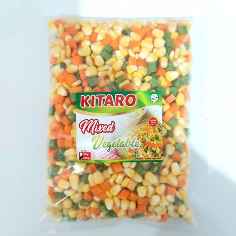 Vegetables Mix Wortel Jagung Buncis 1000g