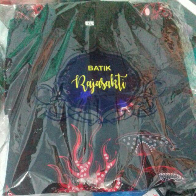 Warmadewa Redpen Rajasakti Kemeja Batik Pria Eksklusif Lengan Pendek Katun Sragenan Berfuring