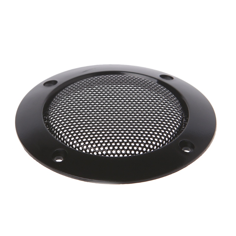 btsg 2PCS 2 Inch Black Car Speaker Grill Mesh Enclosure Net Protective Cover Speaker