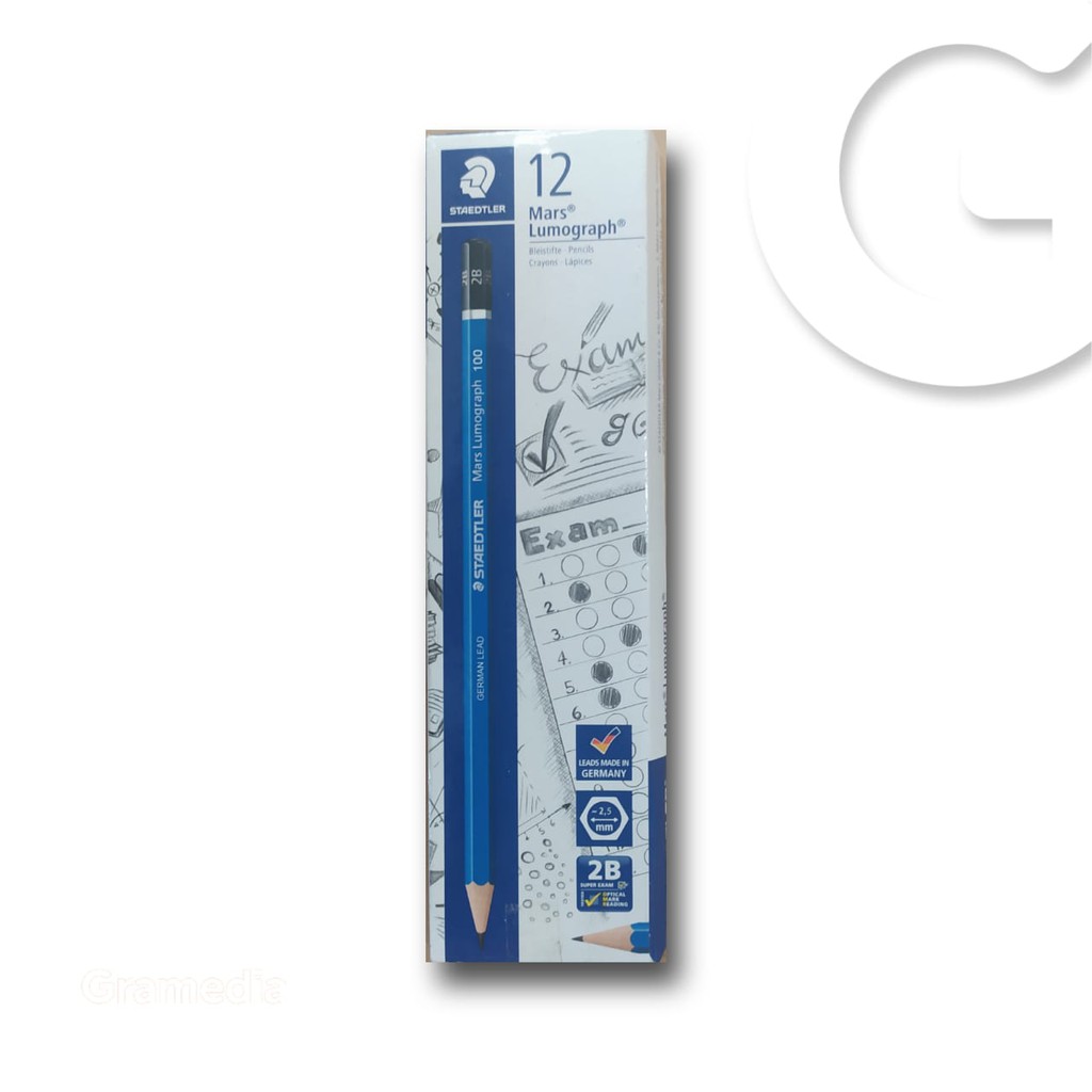 

Gramedia Gorontalo - Steadler Pencil Lumograp 100 2B/Lusin