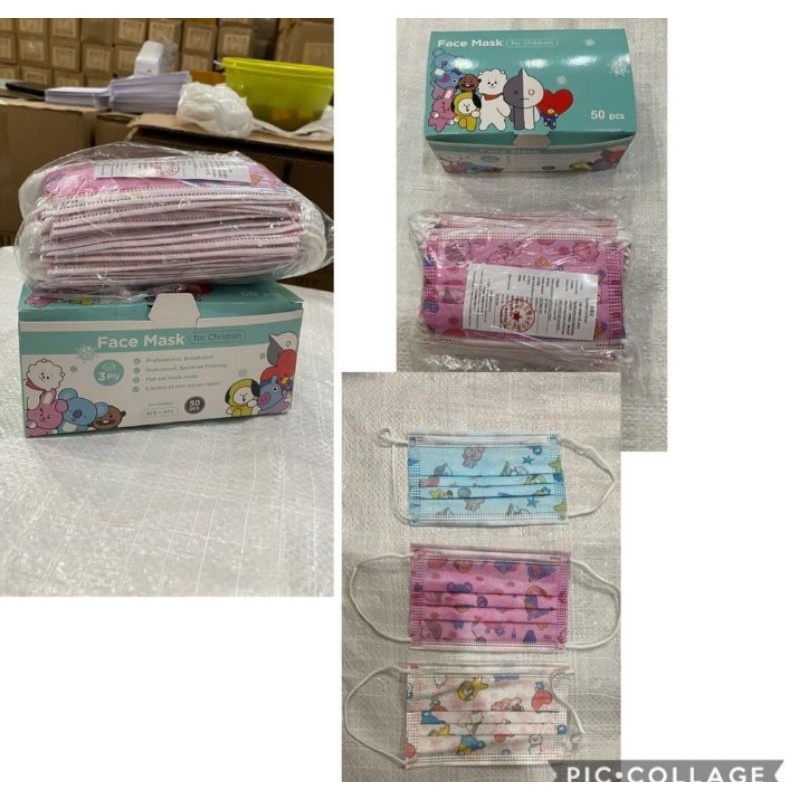 Masker anak BTS