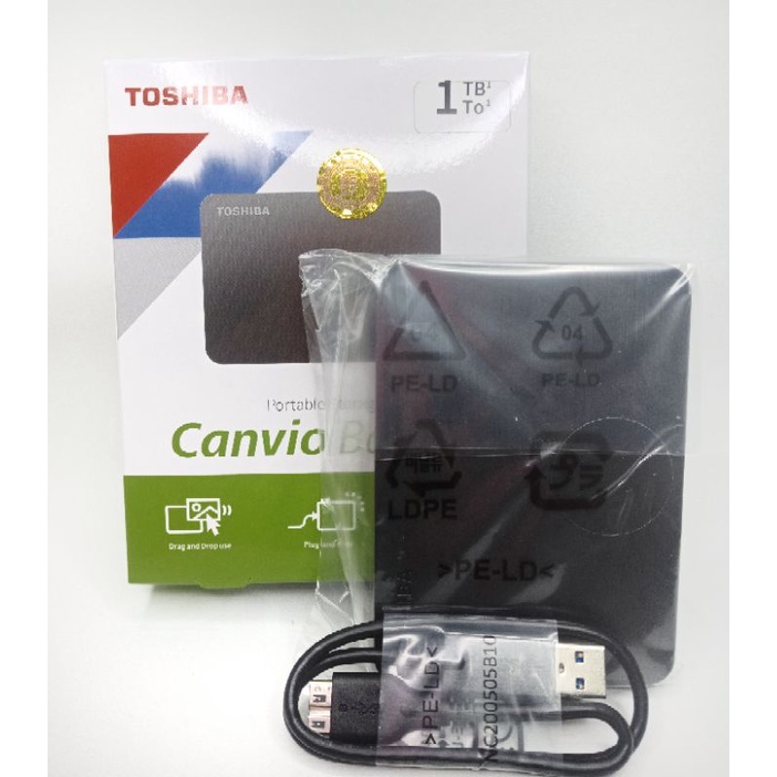 Hardisk Toshiba Canvio 1TB - HARDISK EKSTERNAL