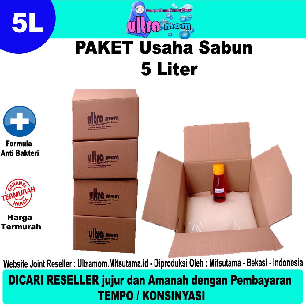 ULTRAMOM Biang SABUN LANTAI 5 Liter Hemat + Anti Bakteri + Berkualitas