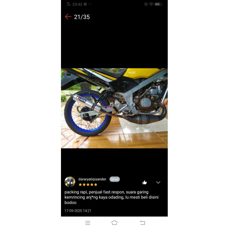 Knalpot Crimpie KDX Fulsystem Ninja R Ninja RR-2