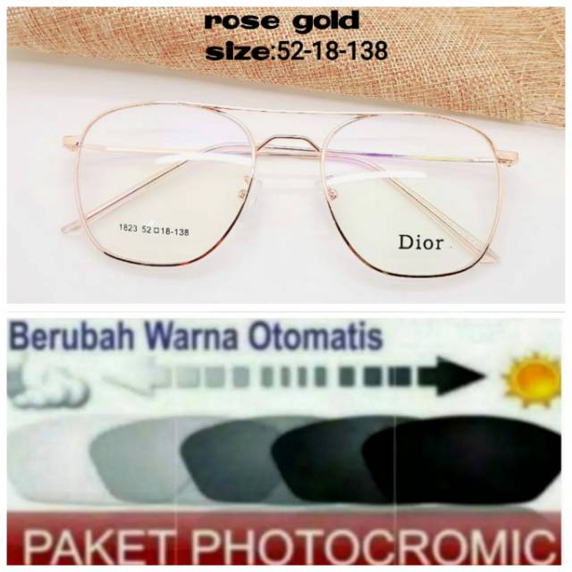 Frame Kacamata Terbaru PHOTOCROMIC, Kaca mata Anti UV, Kacamata Minus, Kaca mata Plus, Kacamata New