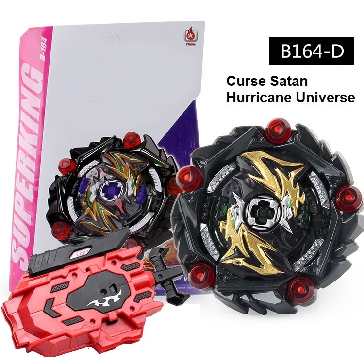 Gasing Beyblade Burst merk Flame B-164 01 Curse Satan Hurricane