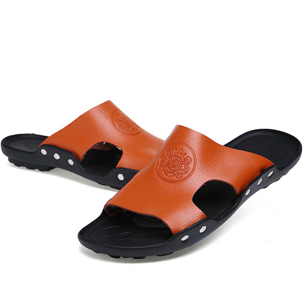 LUTTON - Sandal Slop Terlaris -SLOP KING