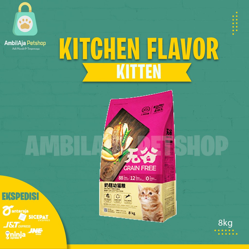 KITCHEN FLAVOR - For Kitten &amp; Baby Kitten 8kg (Grab Gosend)