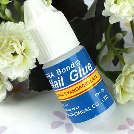 Nail Glue 3gr / Lem Kuku /Una Bon/ Lem kuku palsu lem kuku palsu