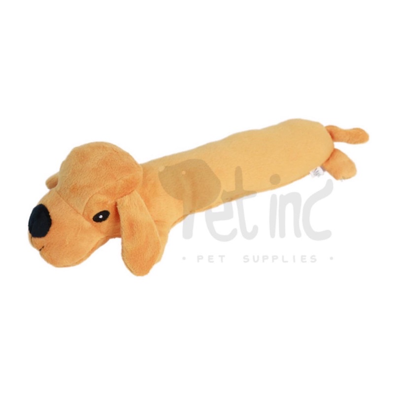 Long dog pillow squeaky toy 35cm