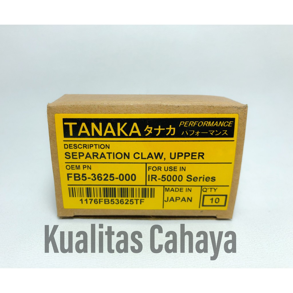 Claw/Kuku Upper Mesin Fotokopi Canon IR5000 IRA6075 Tanaka Performance (harga satuan)