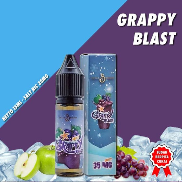 EMKAY BREWER'S MANGOPY SALT NIC LIQUID - GRAPPY SALT NIC LIQUID 15ML