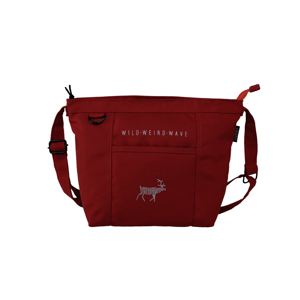 Svggest Sling Bag - Deerwaves Maroon