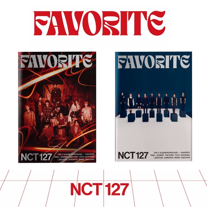 [READY STOCK] NCT 127 - The 3rd Album Repackage [Favorite] SEALED + Poster (with Tube)