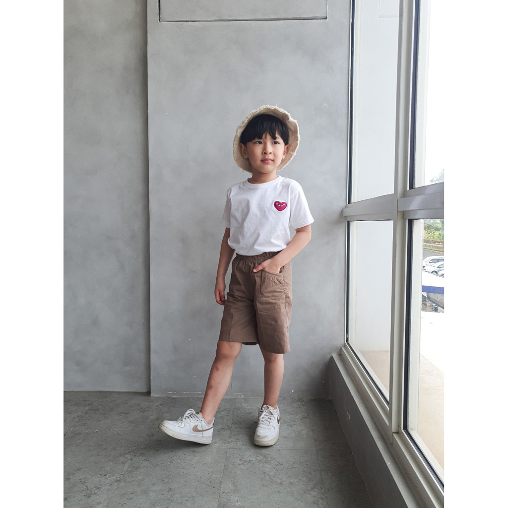 Celana Pendek Anak model selutut Sontog Cargo usia 3 4 5 6 7 8 tahun bahan katun