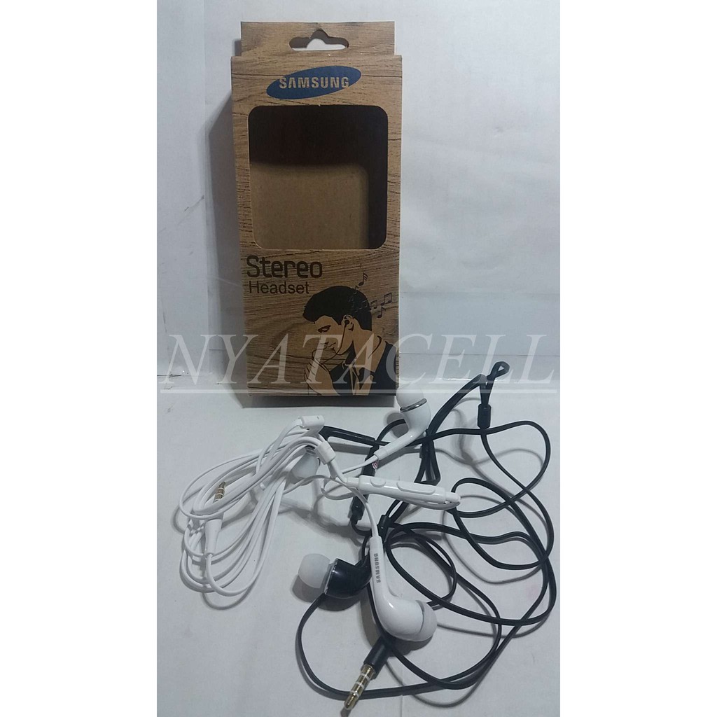 Headset Samsung Karet Ori 99 With Mic -  S4 Grand Prime J5 Original KW