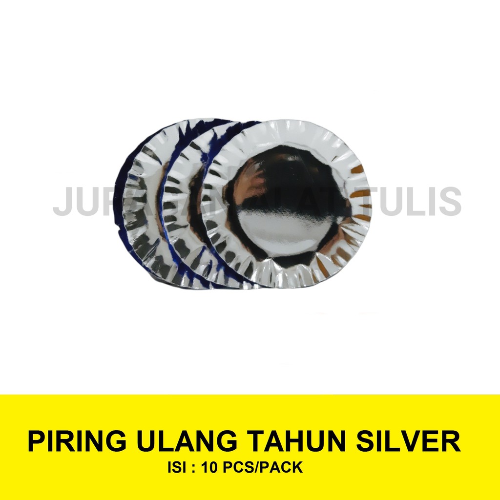 

PIRING KERTAS ULANG TAHUN WARNA SILVER
