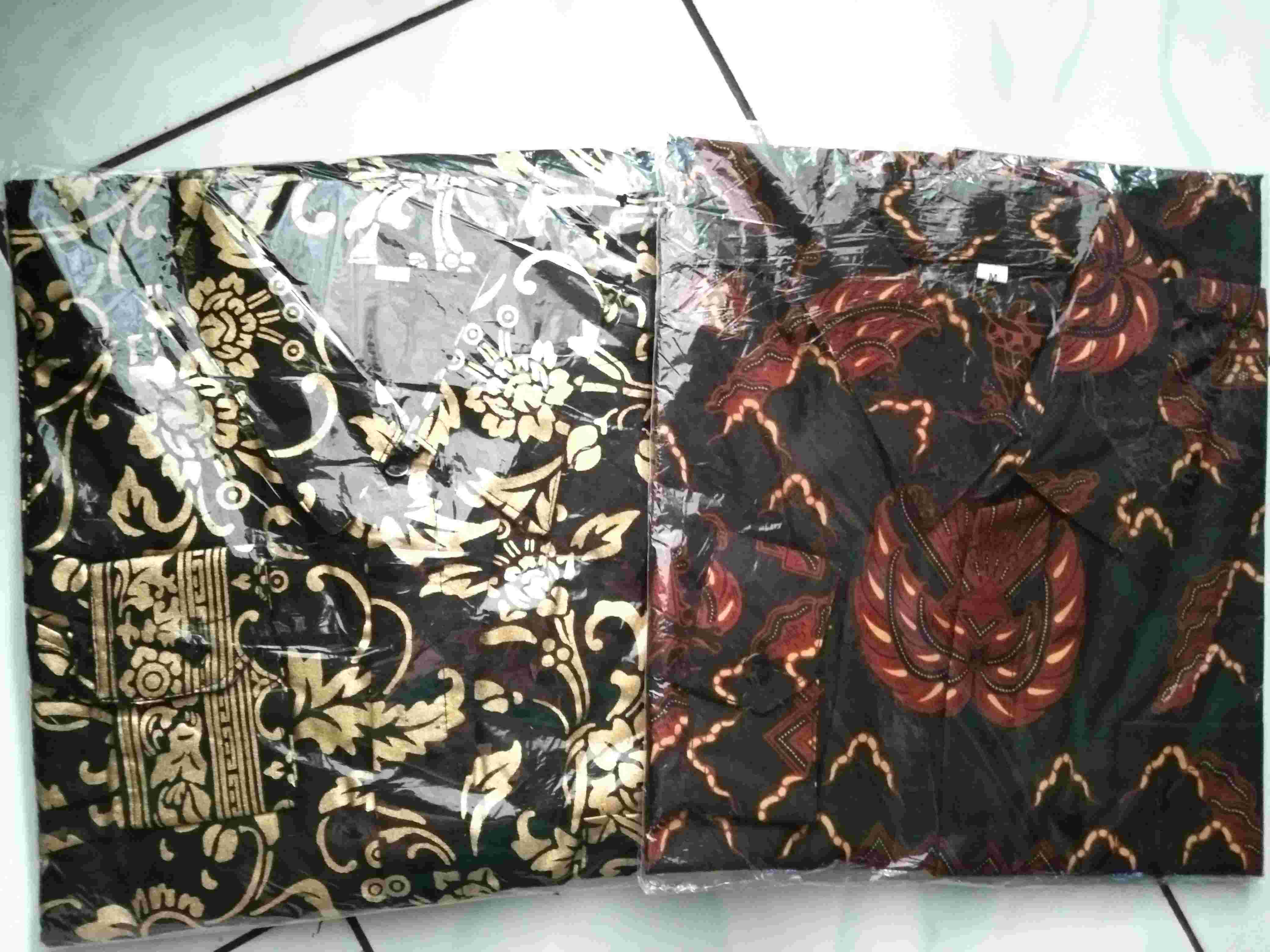Bswart Batik Hrb026 Kenongo Hem Pendek Padi Pekalongan M L Xl Batik Pria Murah Modern Grosir
