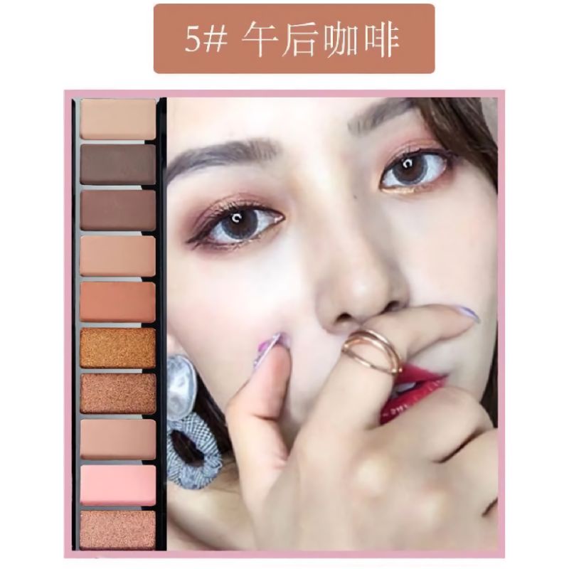 Eyeshadow Lameila Fashion Matte Pallet 10 Warna make Up Palete Makeup Tahan Lama COLOUR EYE Nyaman digunakan di berbagai Kesempatan BERKUALITAS PREMIUM OYAYA KOSMETIK PEKANBARU GROSIR ECER RIAU