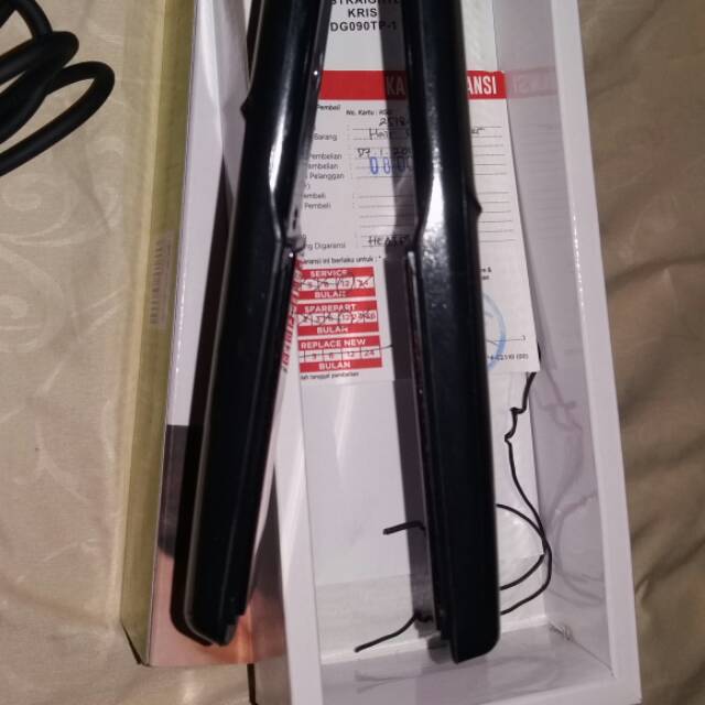 Hair straightener