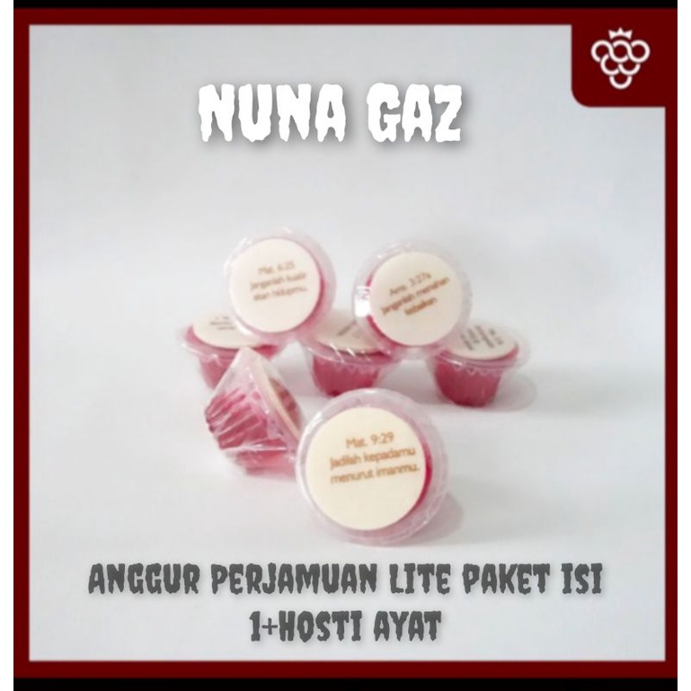 

Minuman Paket Perjamuan Lite Isi 1+Hosti Ayat