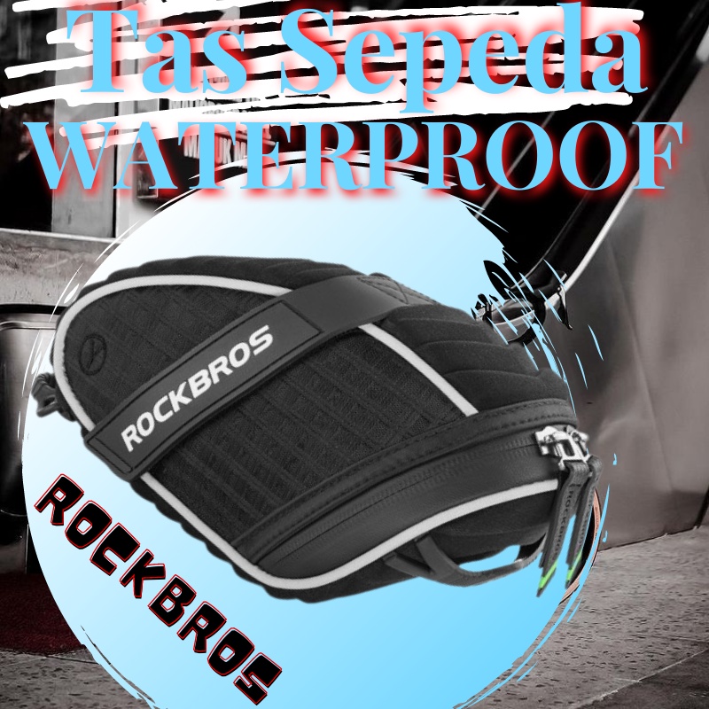 Tas Bag Ransel Sadel Sedel Sepeda Waterproof Tahan air Hybrid Tandem Onthel Lipat BMX MTB Gunung Fix