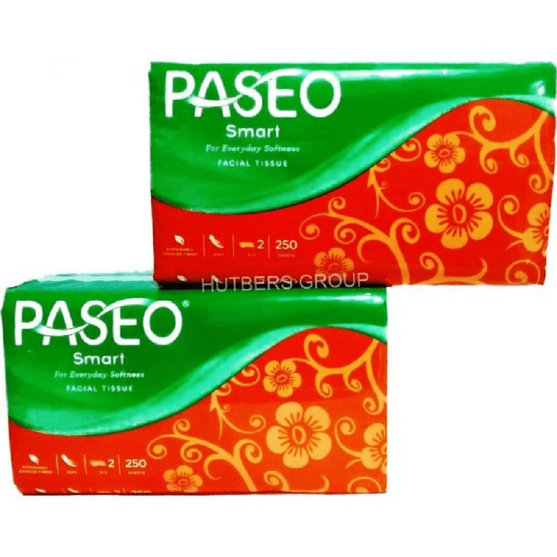 TISSUE PASEO SMART FACIAL SOFT PACK 250'S