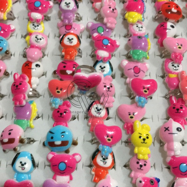 Cheaper-Cincin Anak Karakter BT21, Unicorn, dan karakter Marvel Termurah