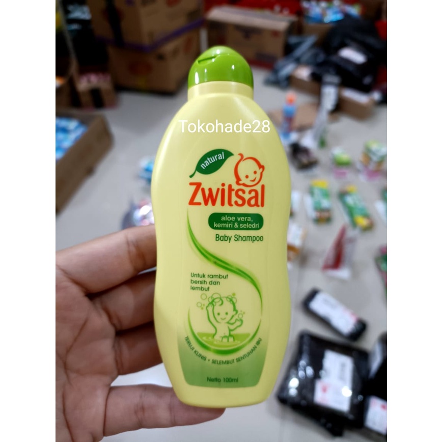 Zwitsal Sampo natural Aloe Vera 100 ml Shampoo Zwitsal 100ml Aloe Vera Kemiri Seledri