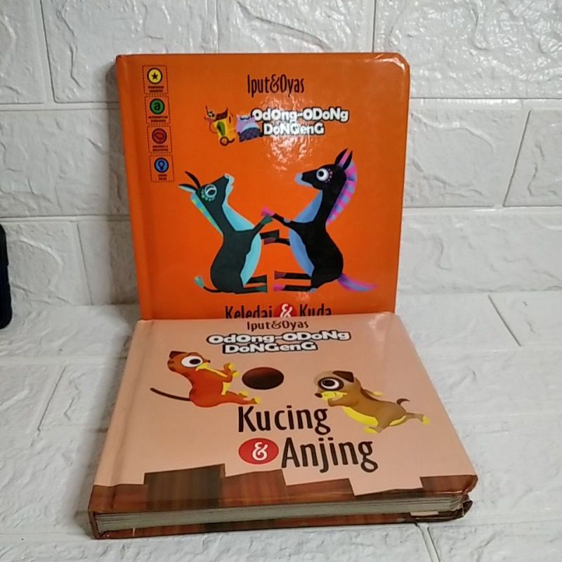Buku Cerita Anak Odong Odong Dongeng Keledai Kucing dan Anjing