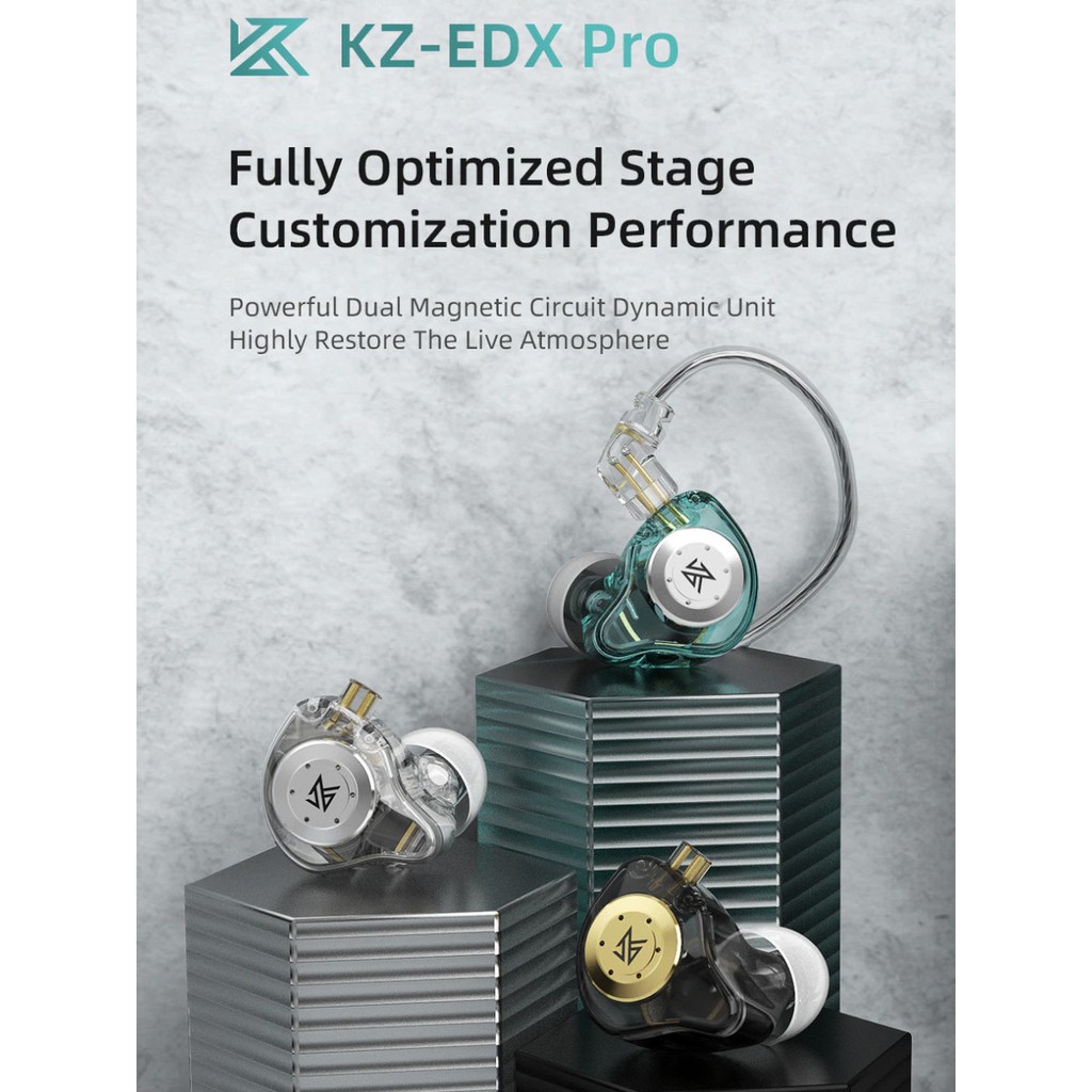 KZ EDX PRO with MIC In Ear Earphone Headset Driver Alt ZSN PRO ZST