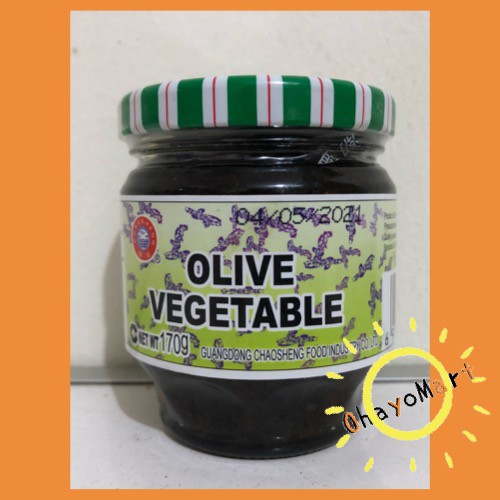 Kana Cai/ Olive Vegetable/ bumbu Sayur Mustard dan zaitun/ pickles170g