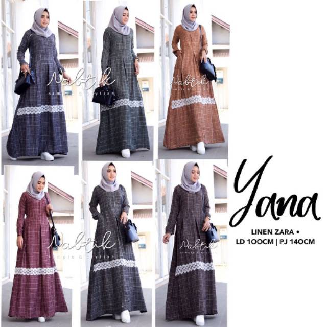 Yana Maxy ori Nabtik gamis original