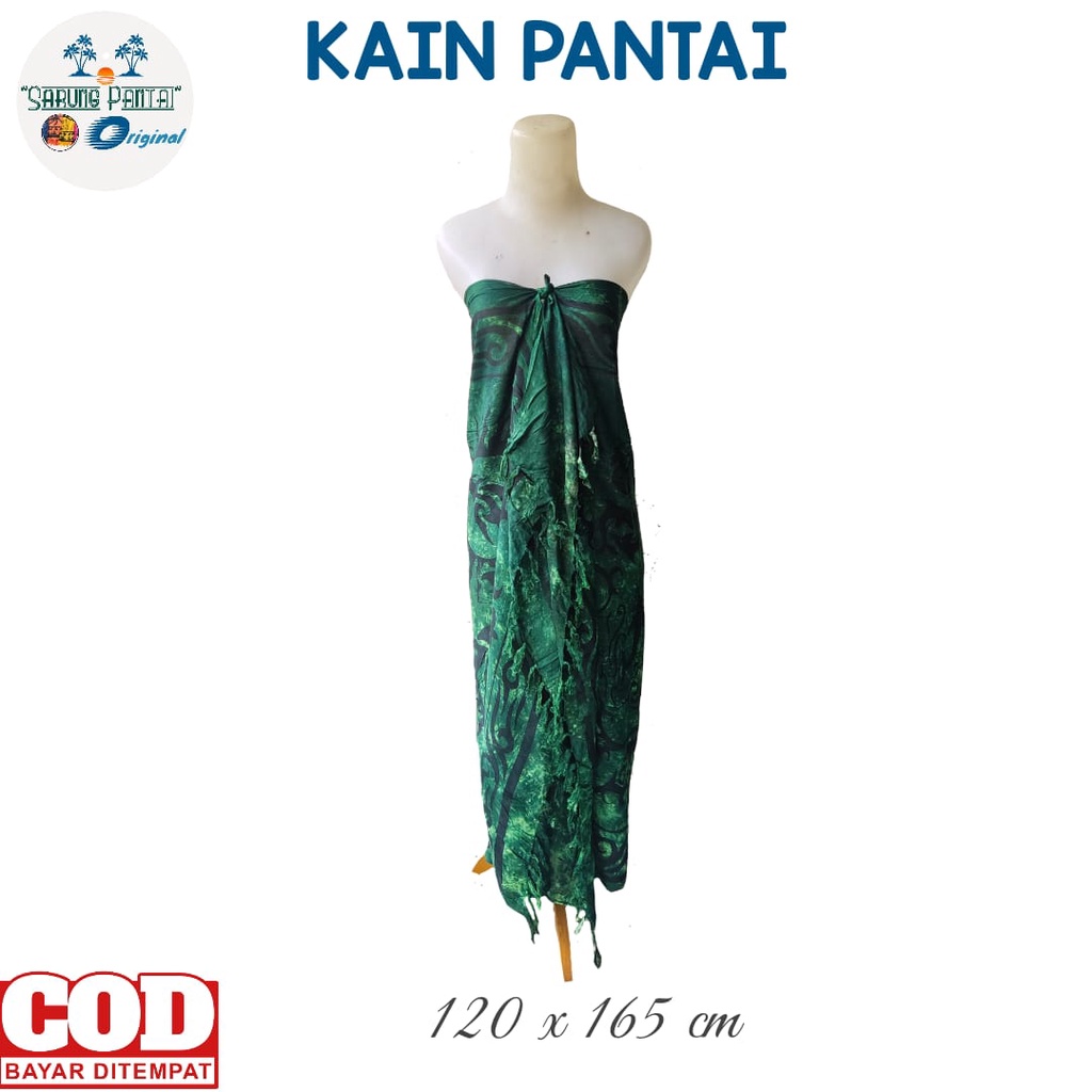 Grosir Kain Bali Motif Tato Katun Rayon 160/120 Rumbai Sembilanmode