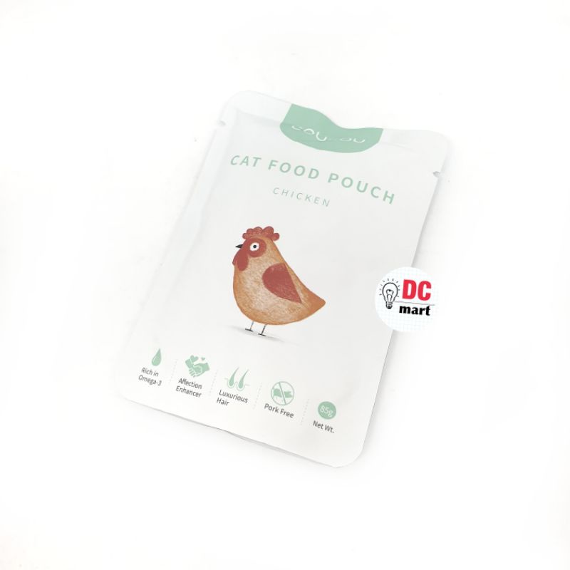 CouCou Sachet 85 Gram / Makanan Basah Kucing Cou Cou Pouch / Makanan Kucing Premium / Cat Wet Food