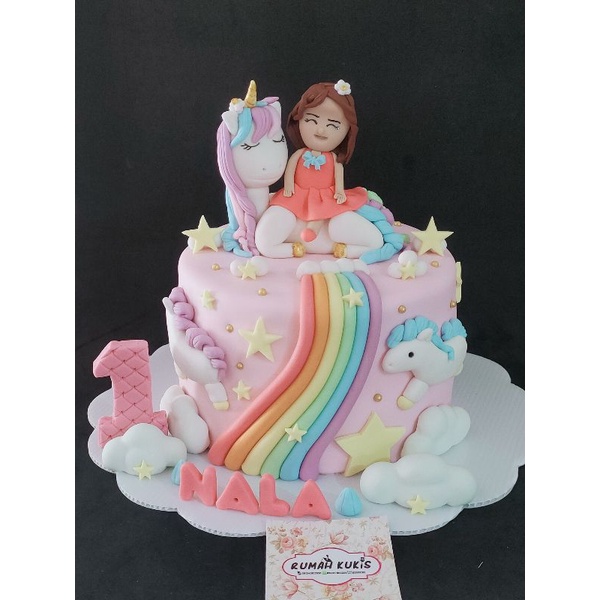 

Kue ulang tahun karakter. Tersedia fondant cake dan battercream cake