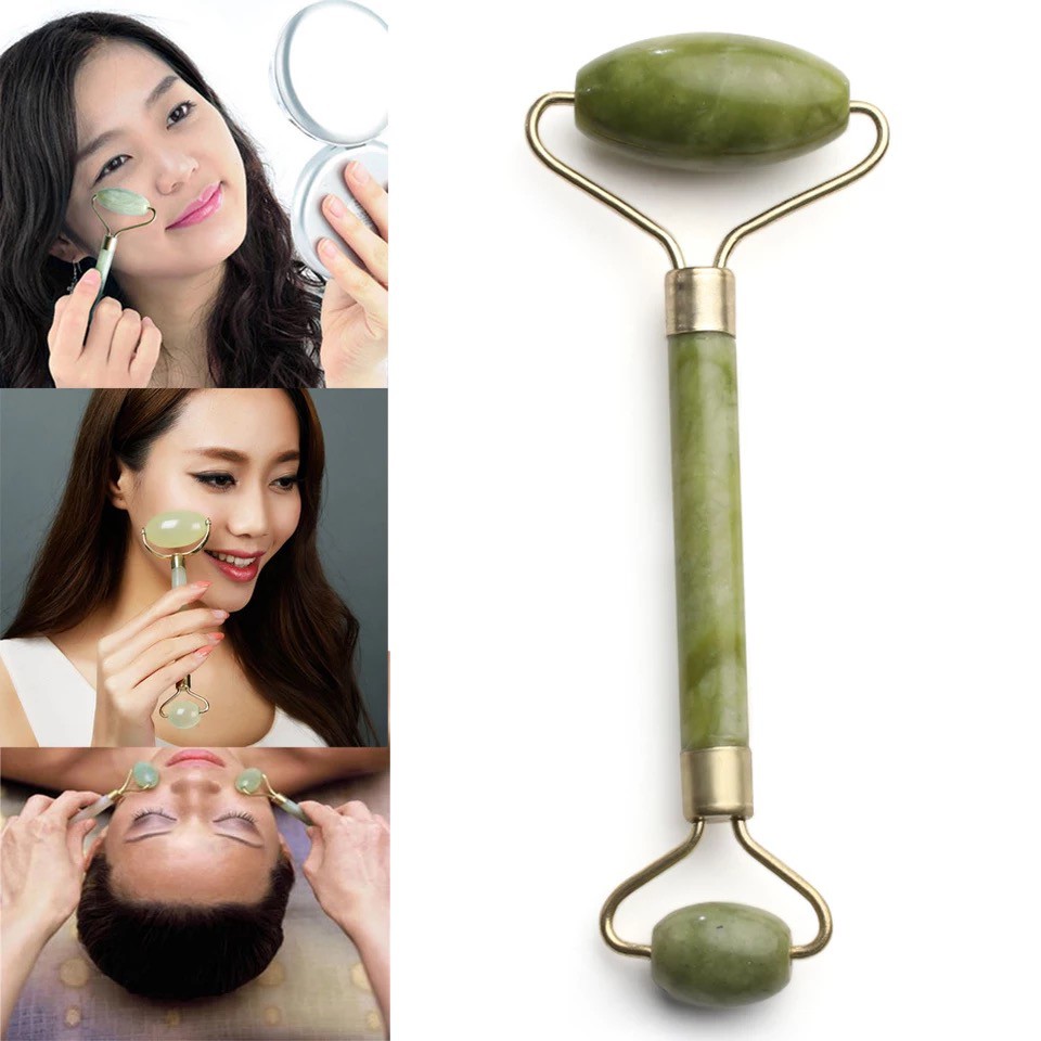 Natural Jape Guasha Jade Roller/ Face Massage