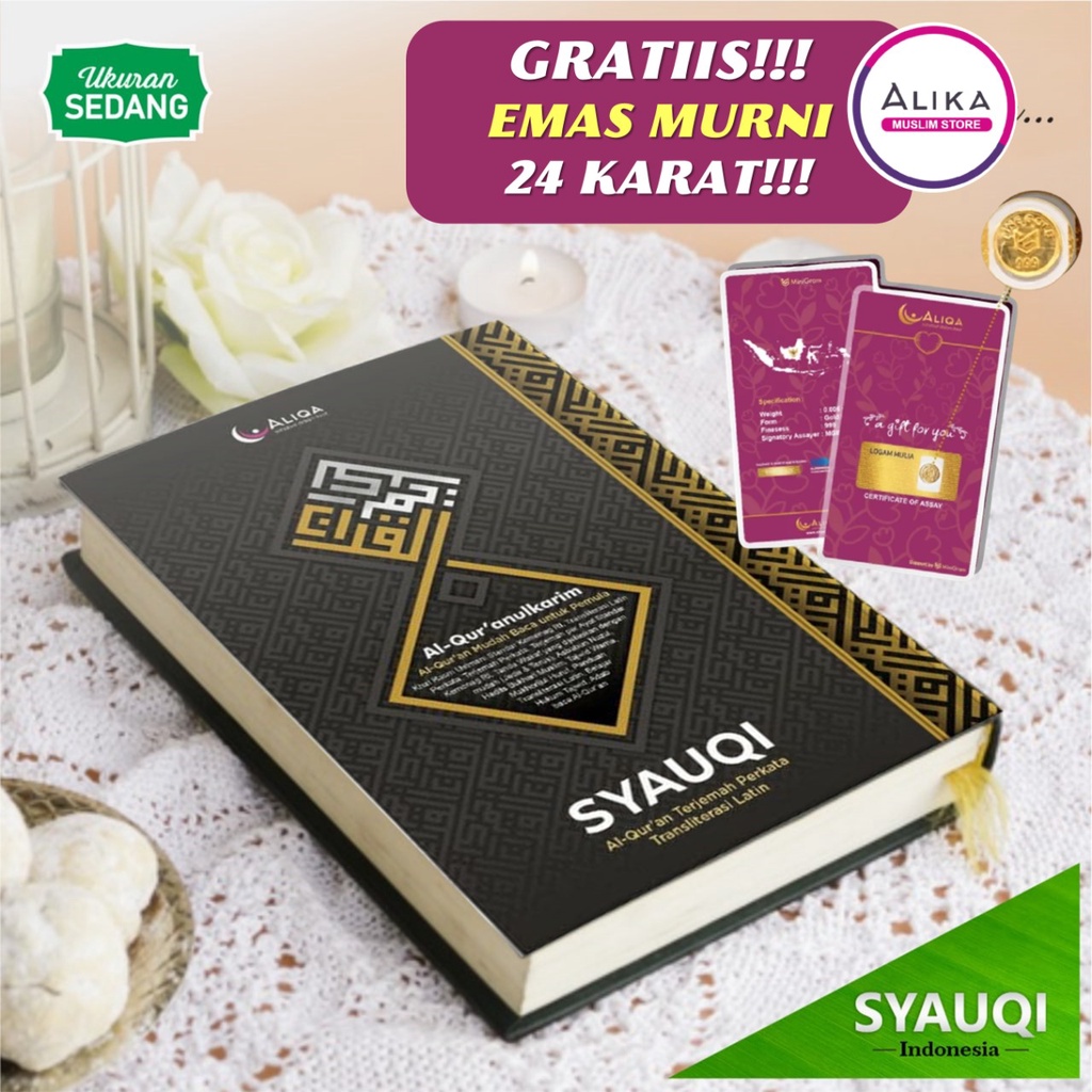 Alqur an Syauqi Aliqa Ukuran JUMBO A4 AlQuran Syauqi Aliqa AlQuran Terjemah Perkata