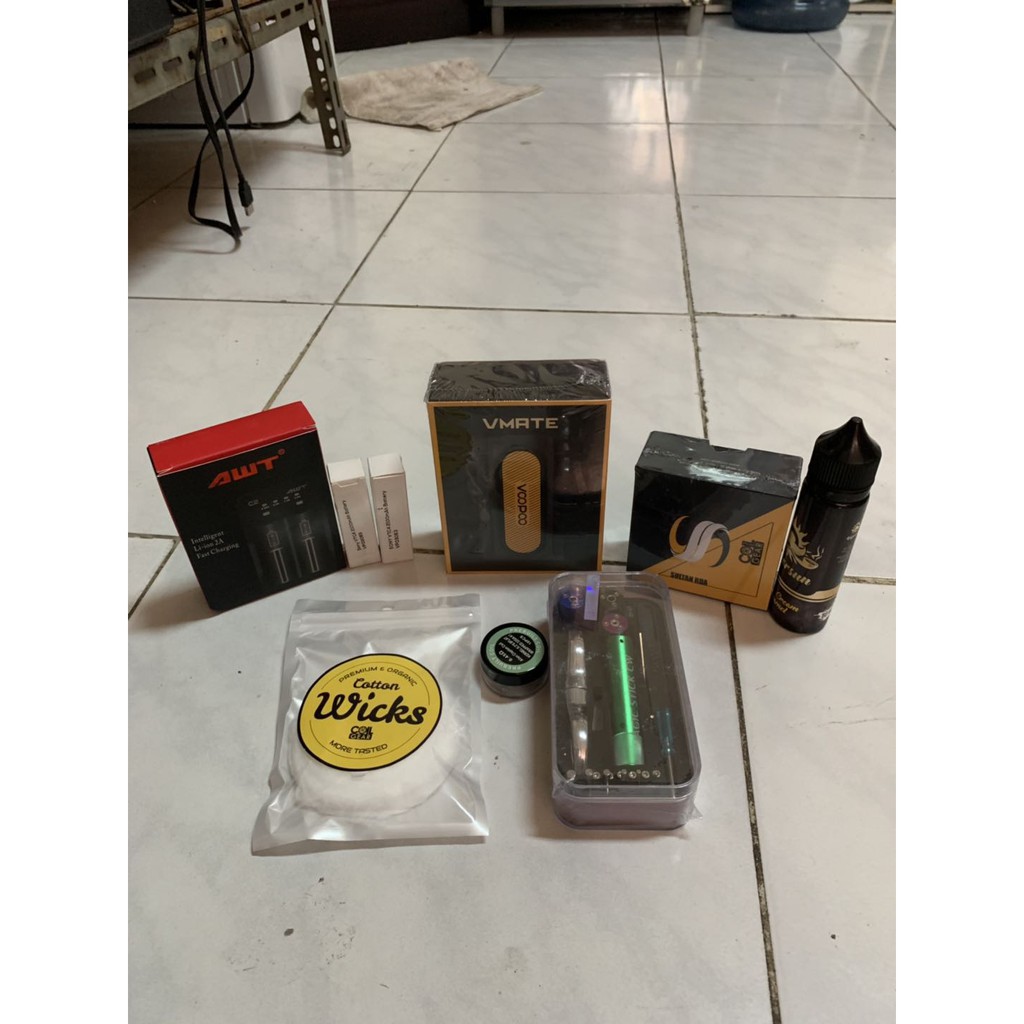 ALL AUTHENTIC paket ngebul VOOPOO VMATE 200W TC Box siap kebul