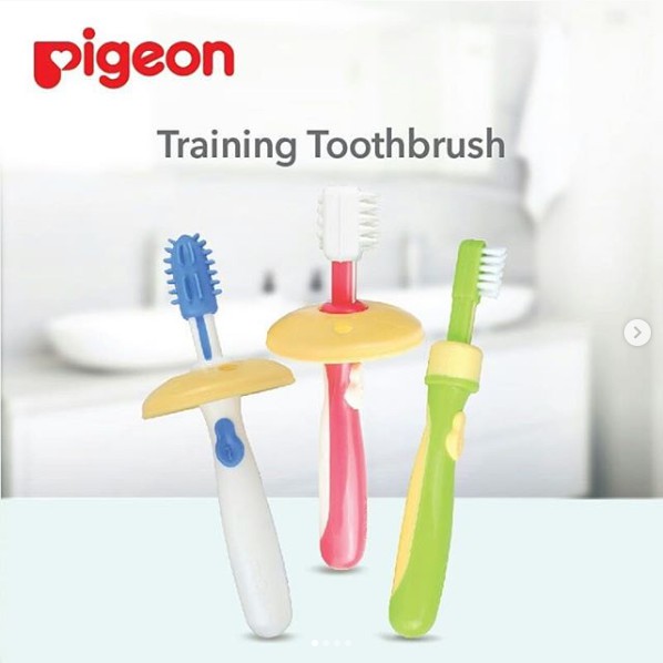 PIGEON SIKAT GIGI GUSI BAYI - Baby Training TOOTH BRUSH Lesson 123, 3 Step latihan melatih anak terapi wicara speech delay therapy SI sensori integrasi sensory latihan terlambat biacara