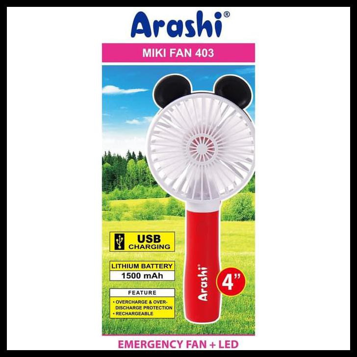 Arashi Miki Fan Kipas Angin Portable 403