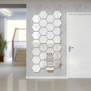 JOLIECOLLECTIONS CERMIN KACA  HEXAGONAL  MIRROR DEKORASI 