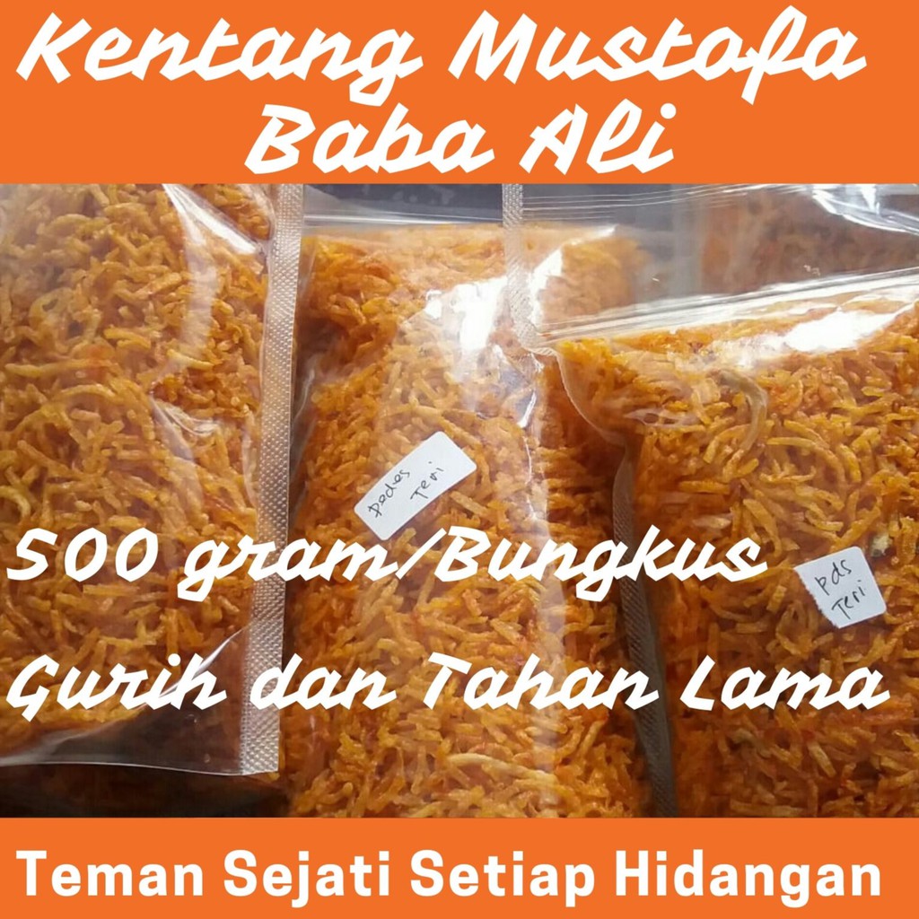 

Kentang Kering Mustofa 500 gram