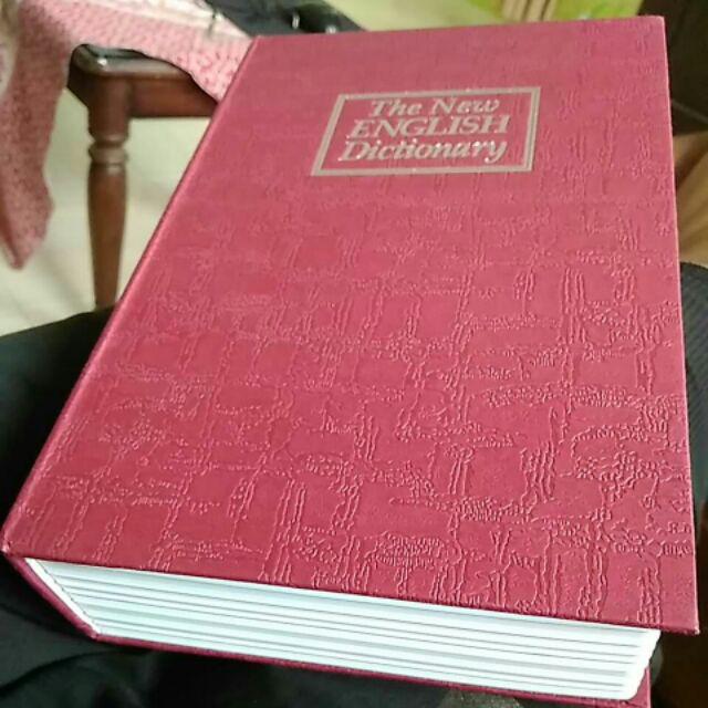 Size M - Deposit Box Kotak Penyimpan Uang Atau Perhiasan Model Buku