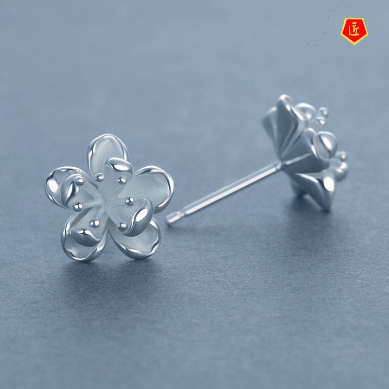 [Ready Stock]Simple Fashion All-Matching Flower Ear Studs