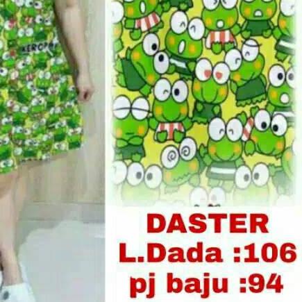✥ Trijaya . daster murah full kancing/daster busui/daster wanita lengan pendek motif karakter ℗