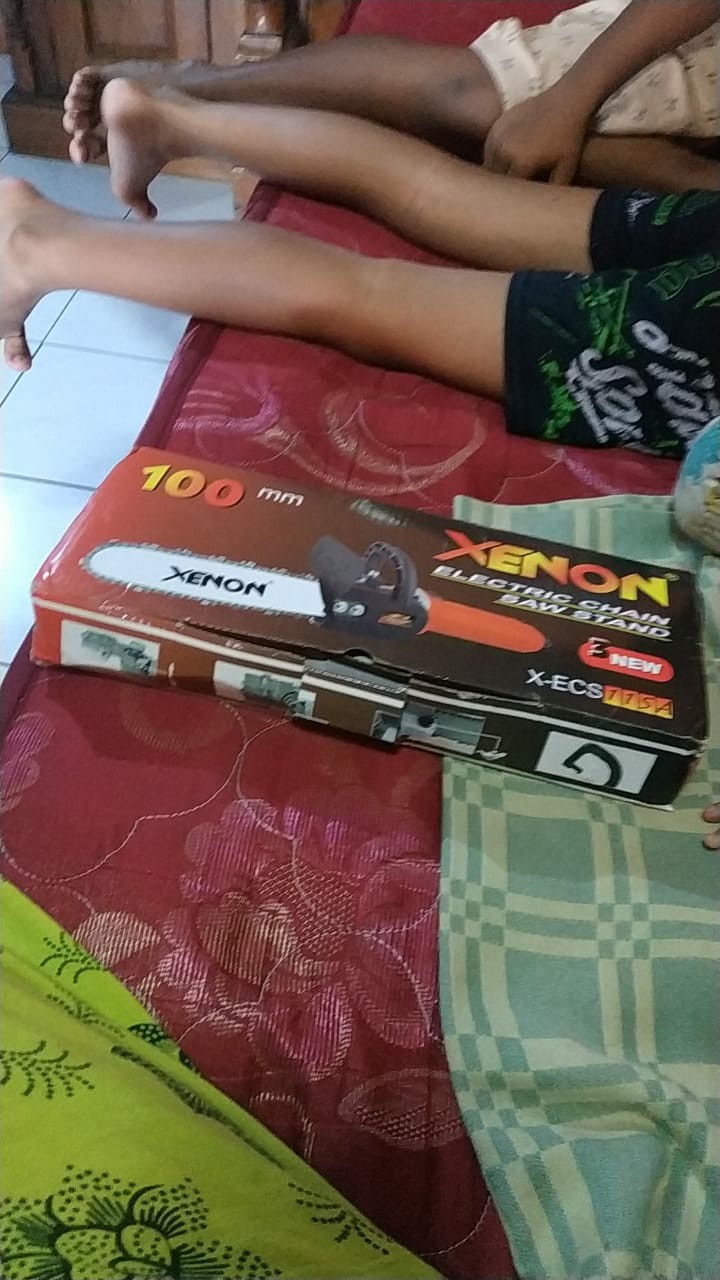 Xenon Chainsaw Lengkap Tinggal Pasang