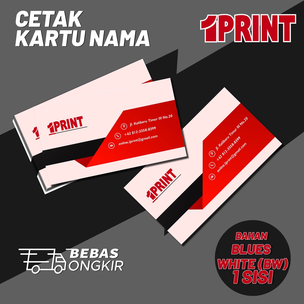 

Cetak Kartu Nama | Print Name Card MURAH | 1 SISI / 2 SISI