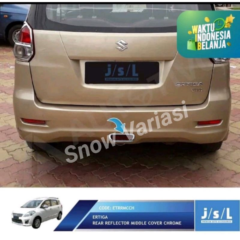 cover reflektor tengah Ertiga chrome jsl