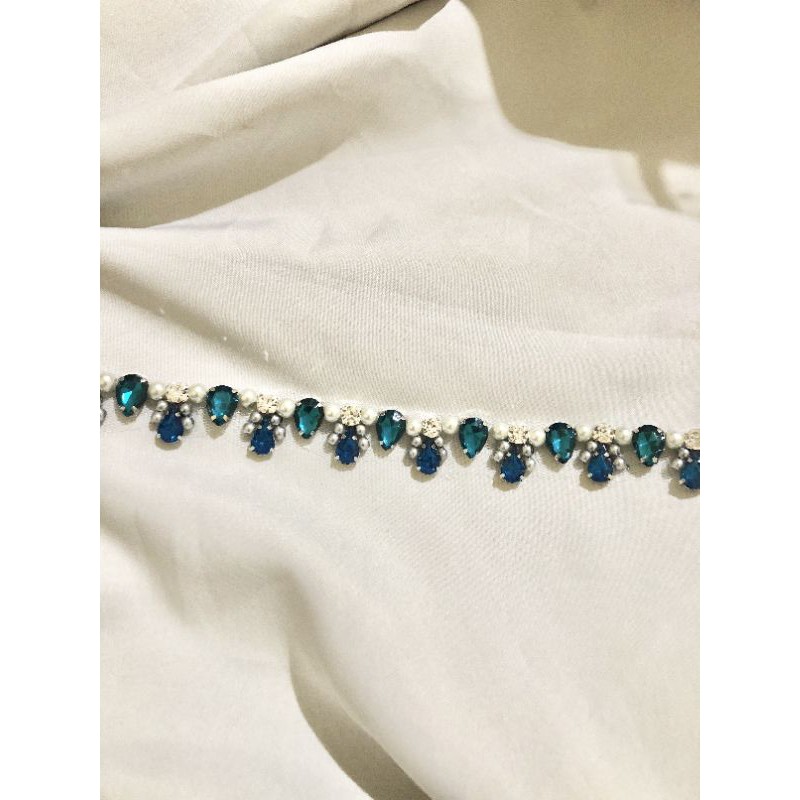 Payet Rangkai Pinggang dan Dada W13 Aksesoris Kebaya dan Baju  Pest